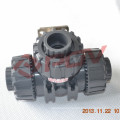 Double union plastic pvc ball valve